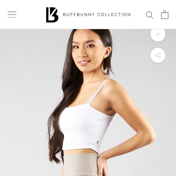 BuffBunny Material Girl Tank - White - Medium - Picture 2 of 5